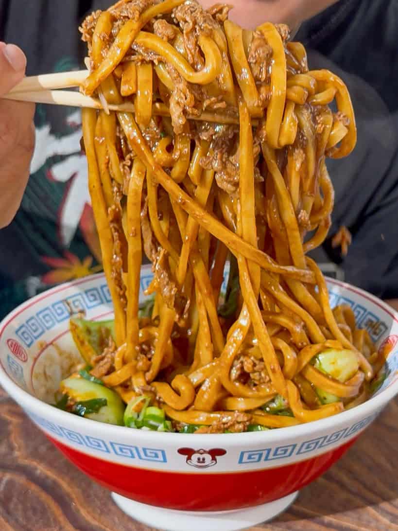 Beef Udon Noodles