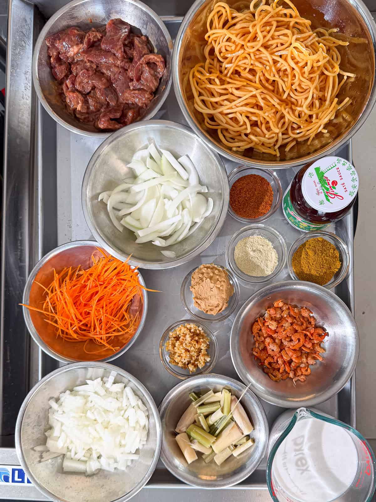 Ingredients - Satay Beef Noodle