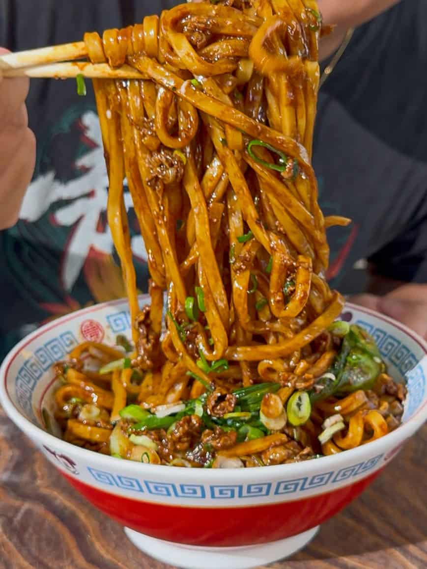 Savory beef udon