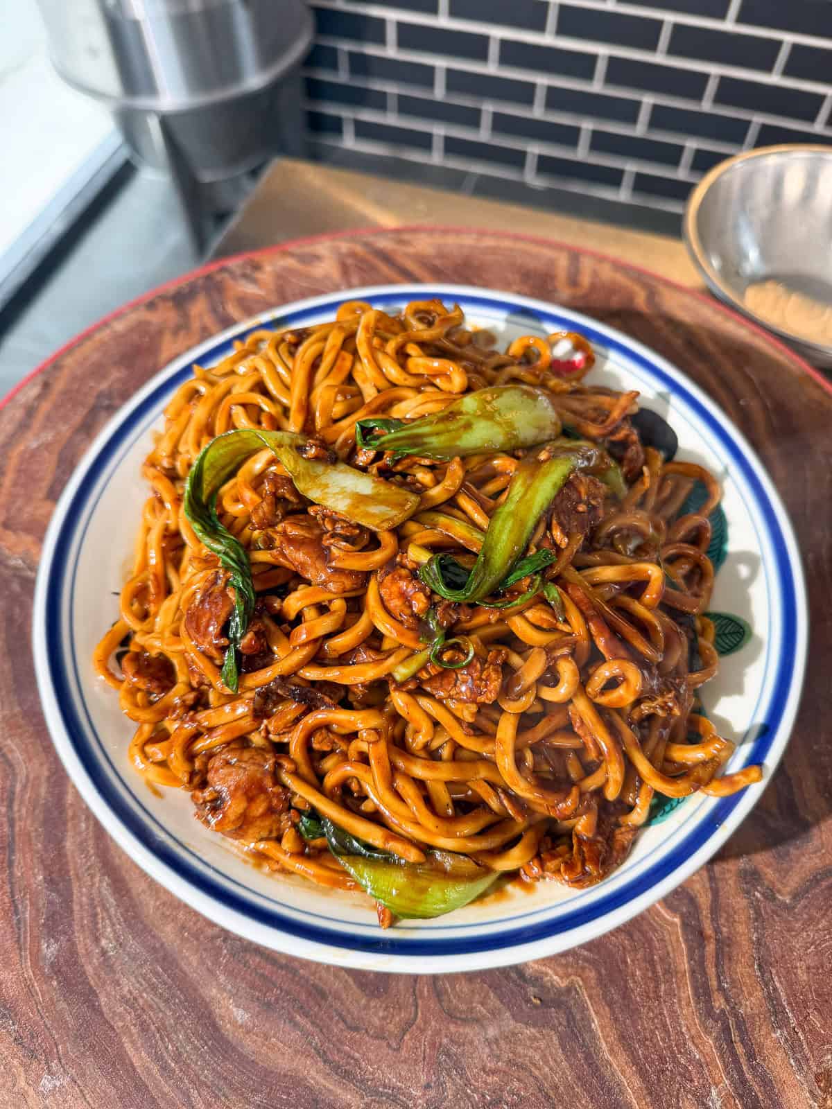 Shanghai fried noodles