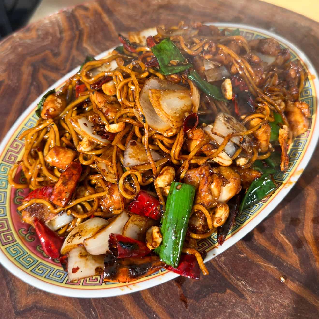 Asian chicken noodles