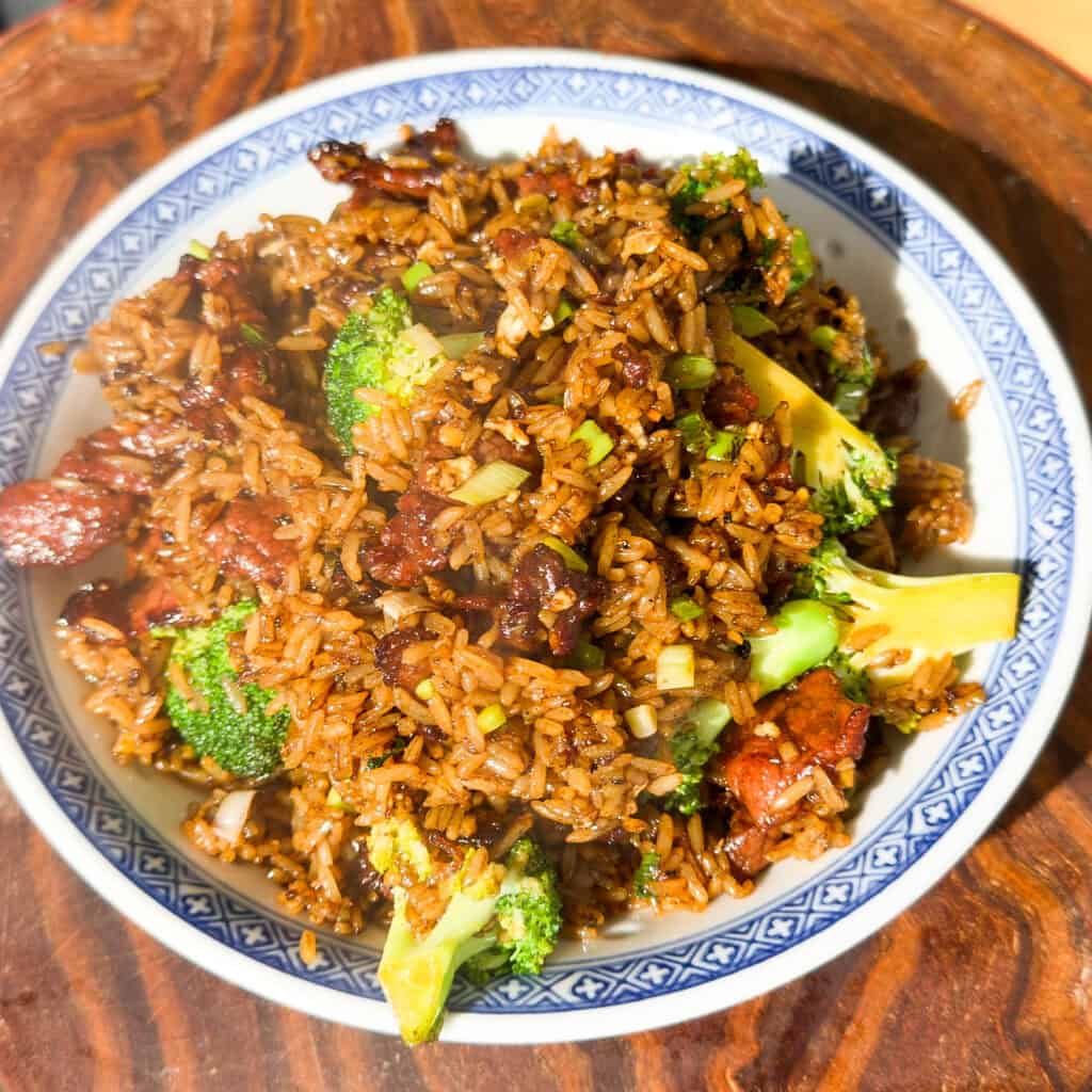 black pepper beef fried rice