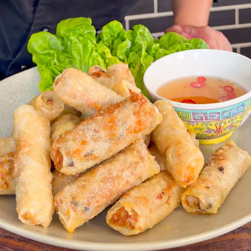Spring Rools With Rice Wrappers Rice Paper Spring Rolls | Fresh & Easy Recipe